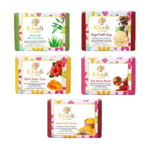 Khadi Sanskriti Set of 5 Herbal Soap