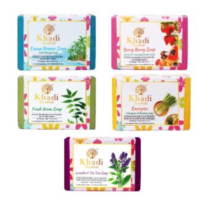 Khadi Sanskriti Set of 5 Herbal Soap