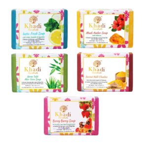 Khadi Sanskriti Set of 5 Herbal Soap