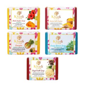 Khadi Sanskriti Set of 5 Herbal Soap