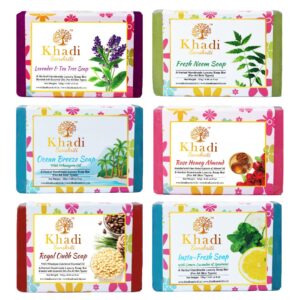 Khadi Sanskriti Set of 6 Herbal Soap