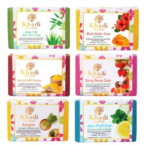 Khadi Sanskriti Set of 6 Herbal Soap