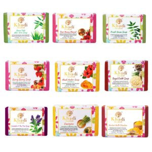 Khadi Sanskriti Set of 9 Herbal Soap