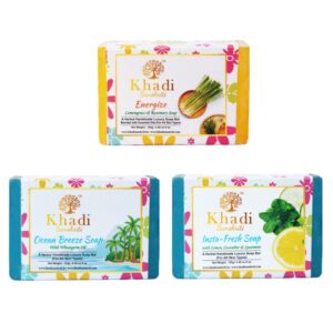 Khadi Sanskriti Set of 3 Herbal Soap