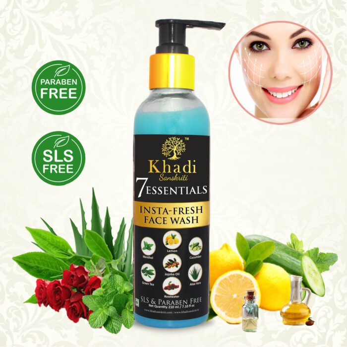 Khadi Sanskriti 7 Essentials Insta-Fresh Face Wash